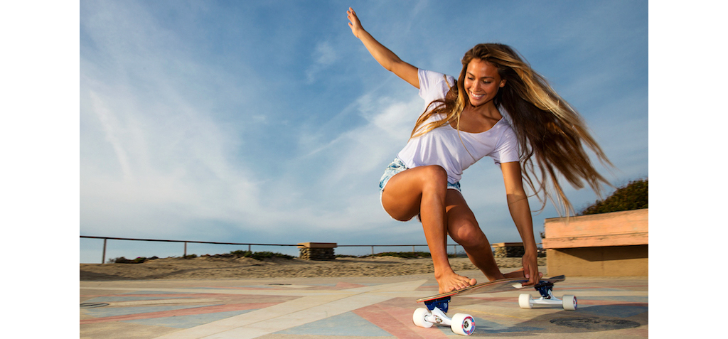 Tia blanco Longboarding